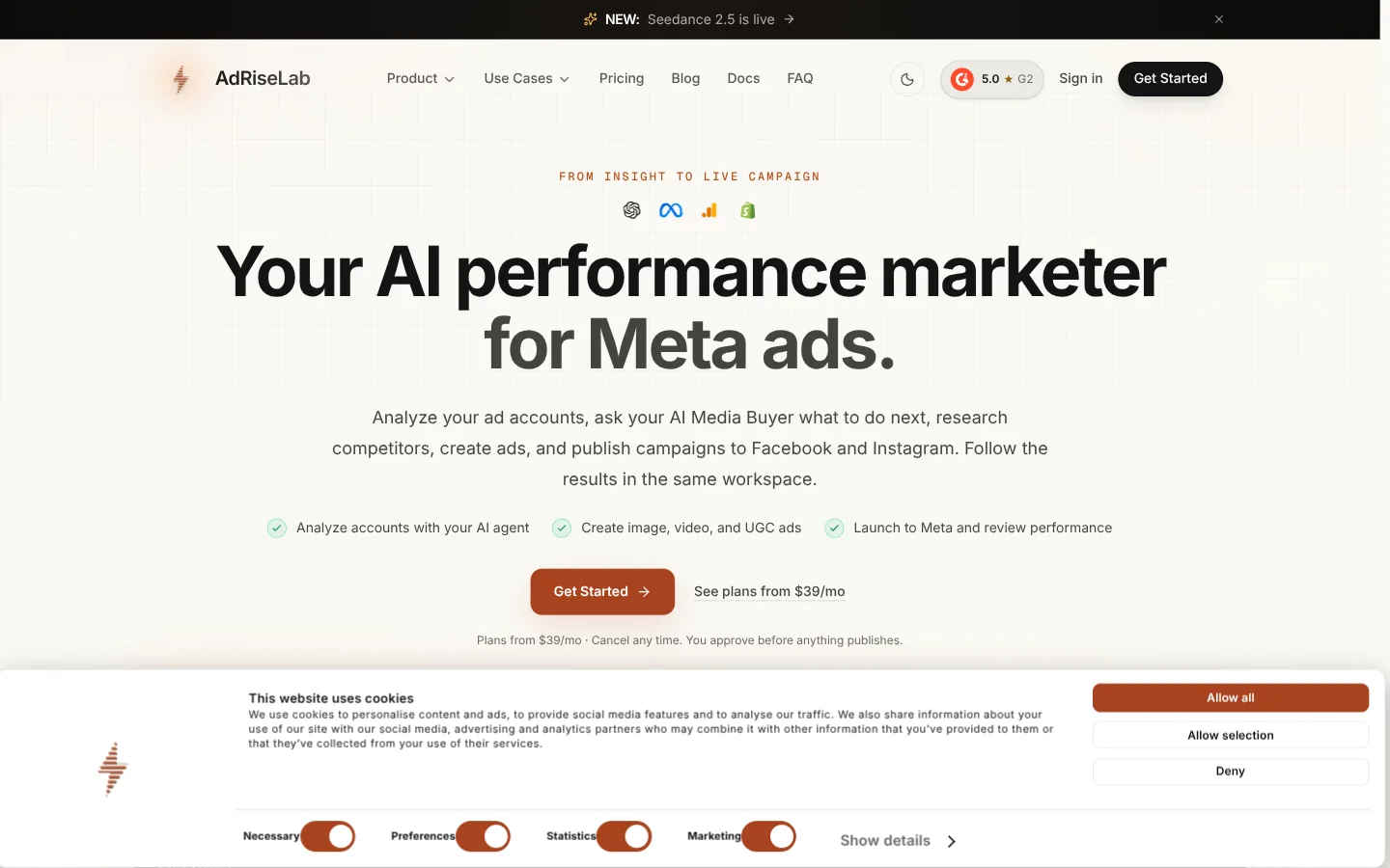 AdRiseLab product preview