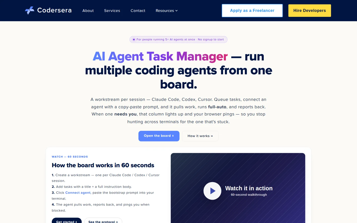AI Agent Task Manager product preview 1