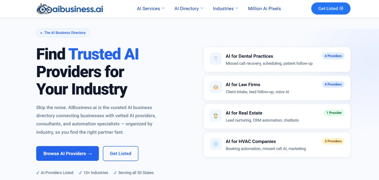 AI Business Directory product preview