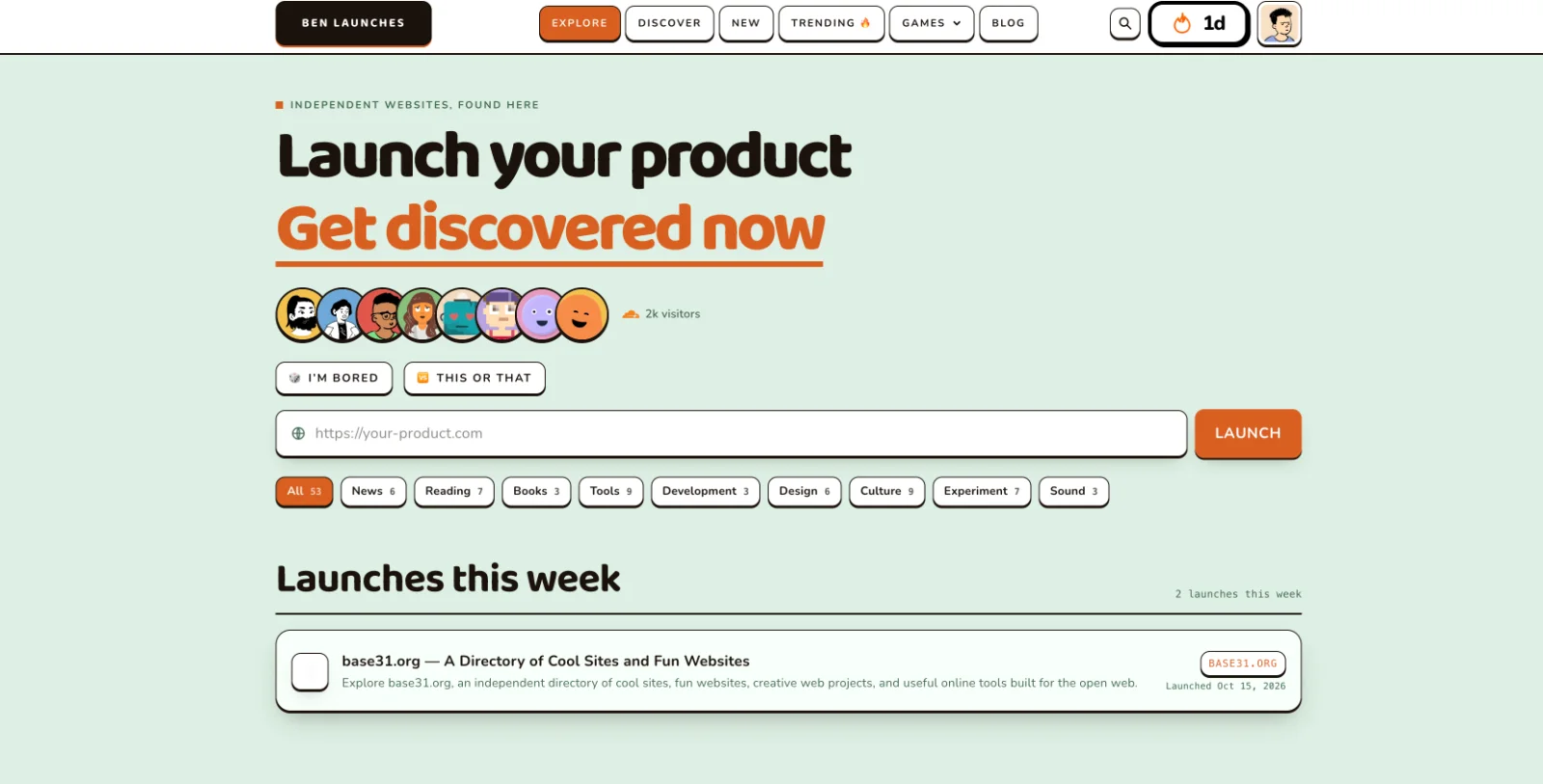 ben launches product preview