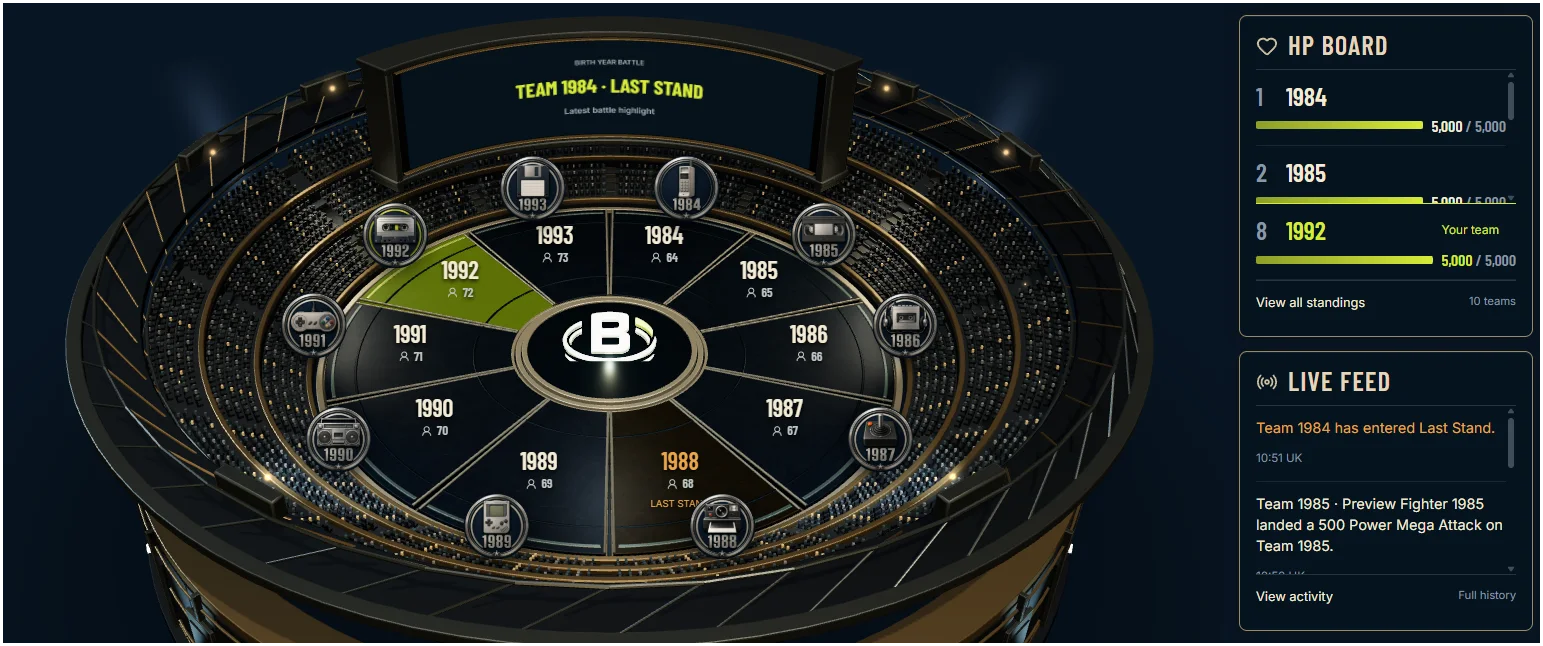 Birth Year Battle product preview 1