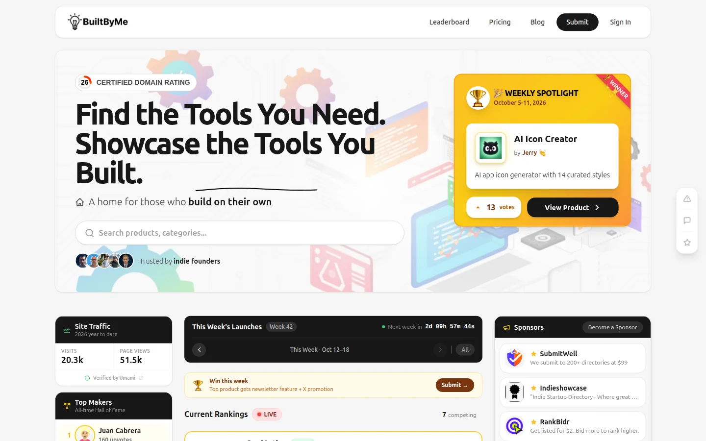 BuiltByMe product preview