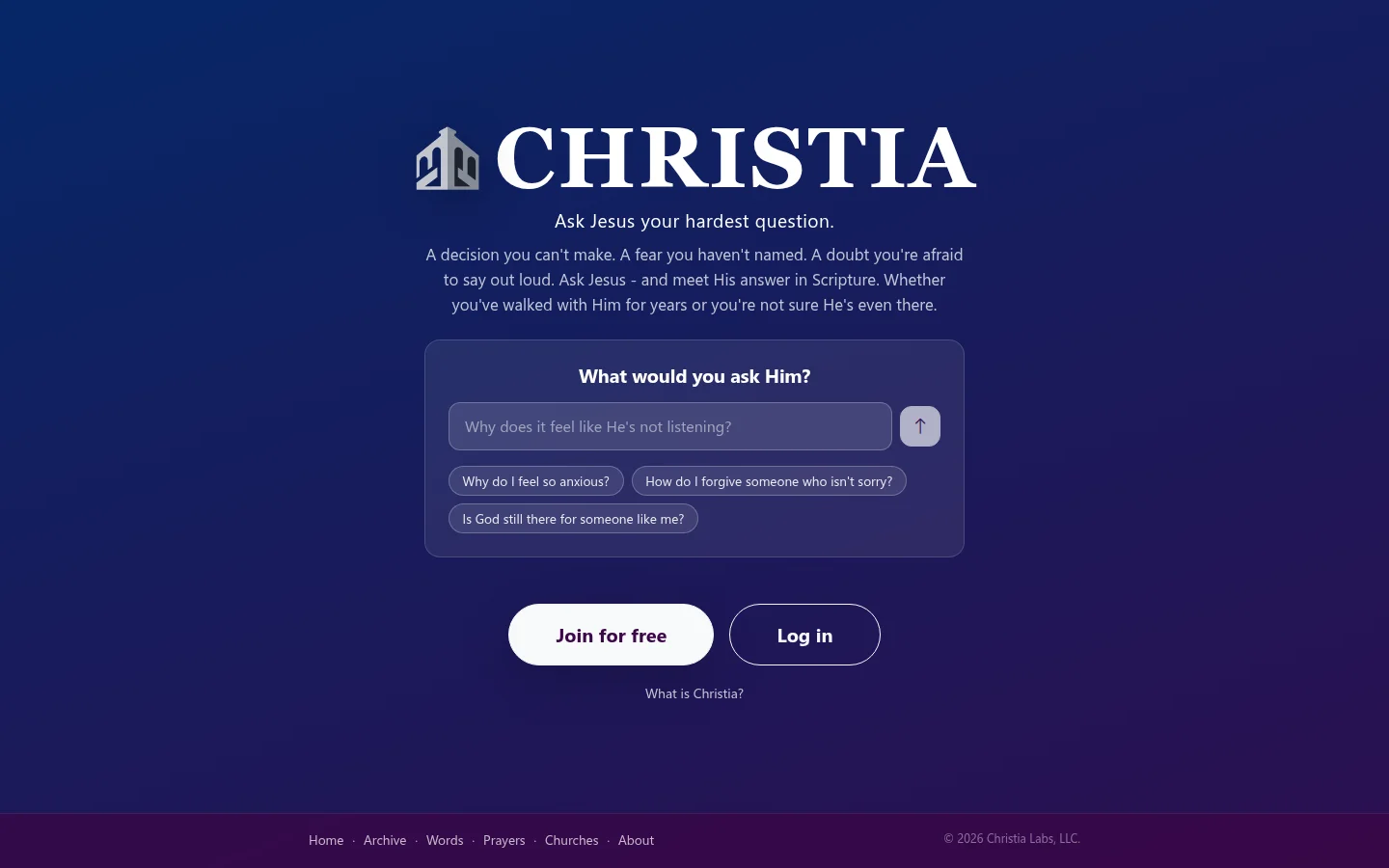 Christia product preview
