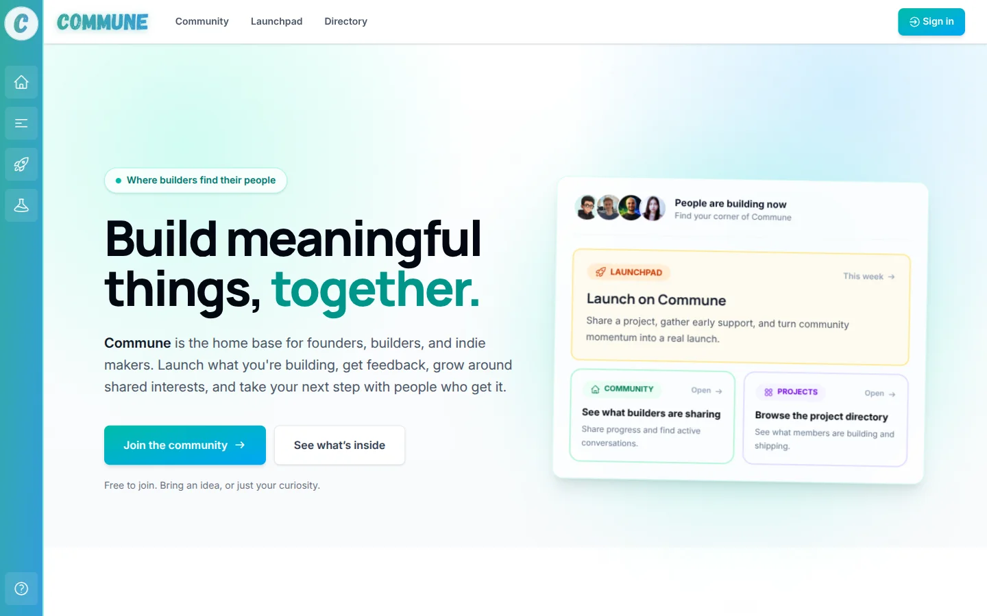 Commune product preview