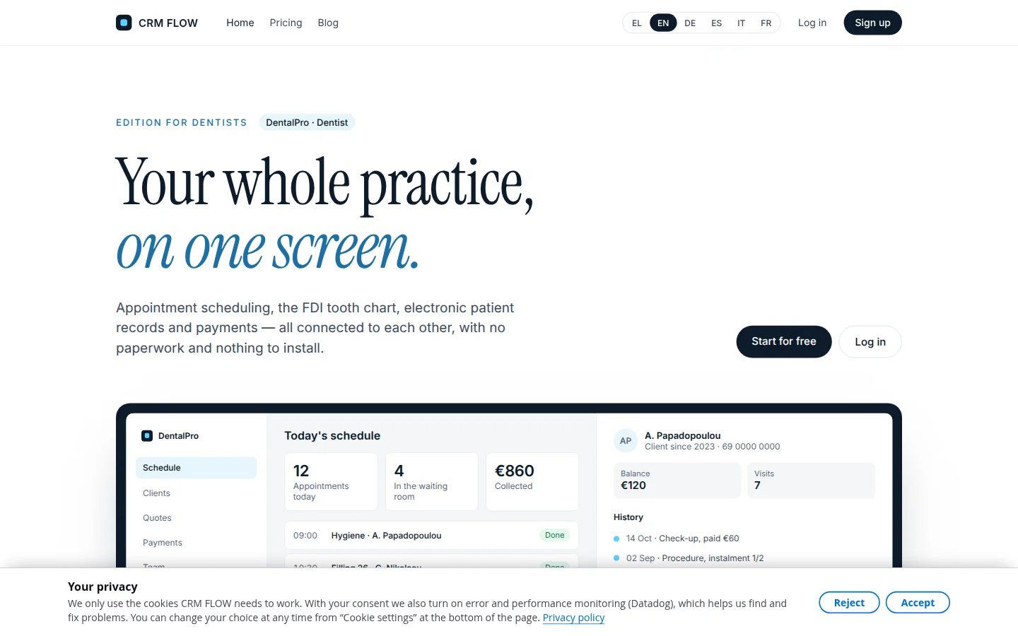 CRM Flow product preview 1