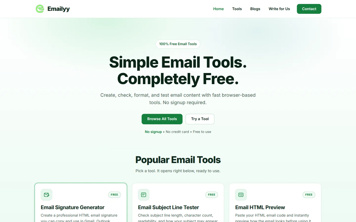 Emailyy product preview 1