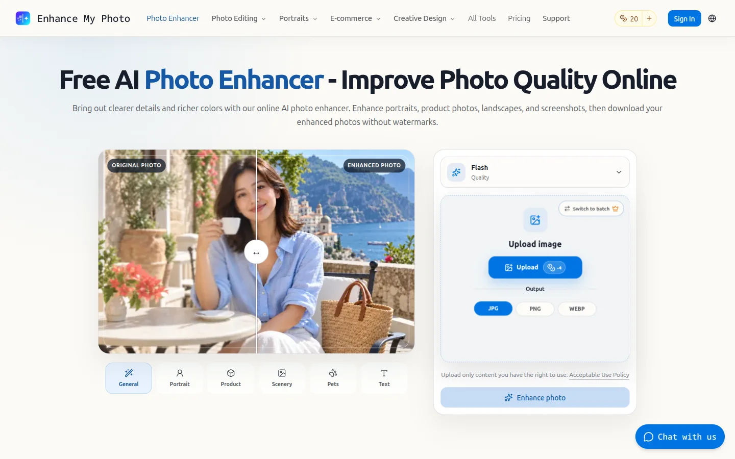 Enhance My Photo product preview