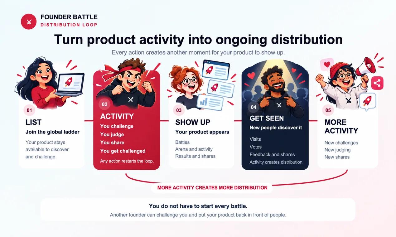 Founder Battle product preview