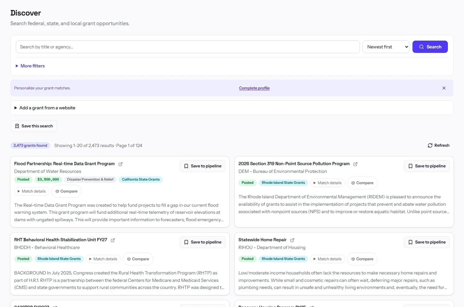 GrantCue product preview 1