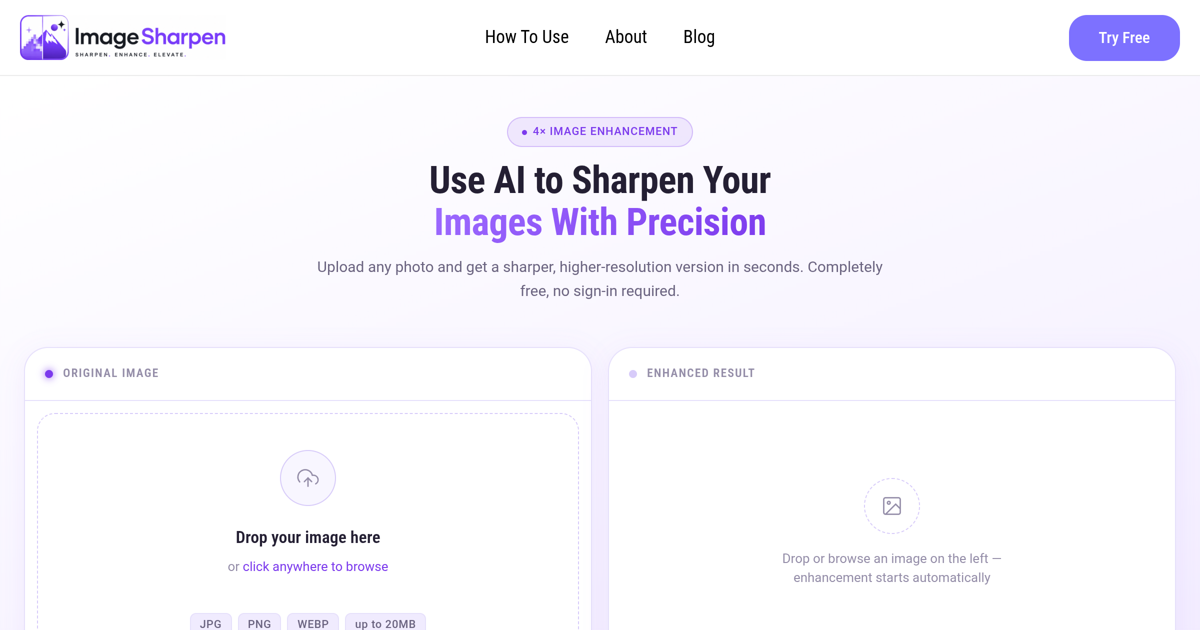 Image Sharpen product preview