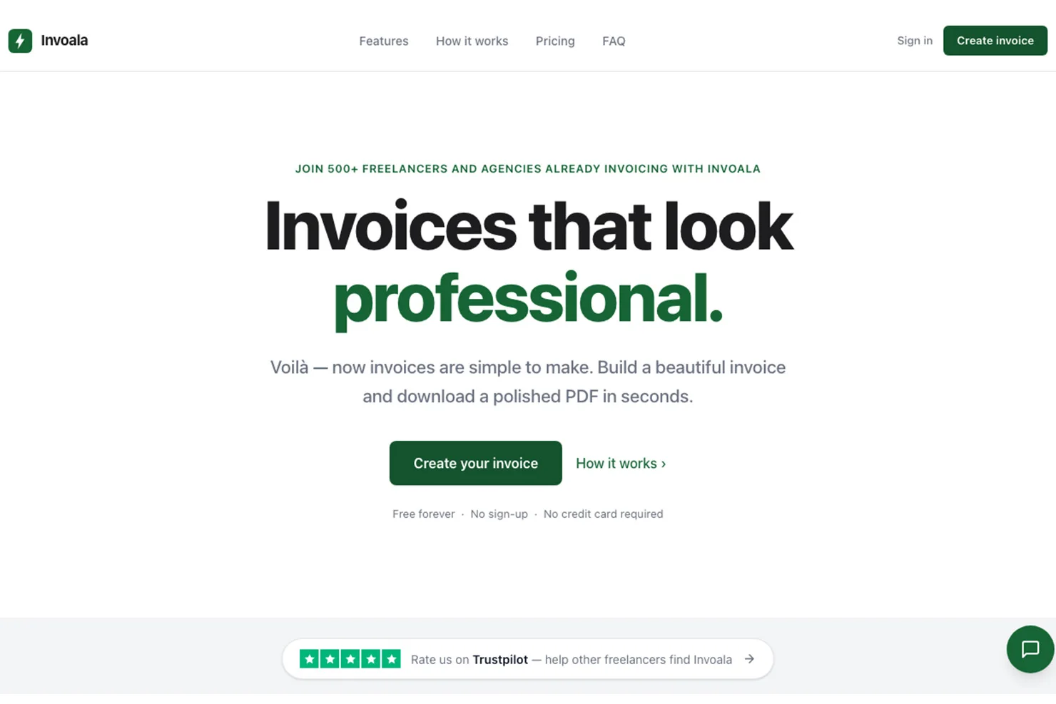 invoala product preview