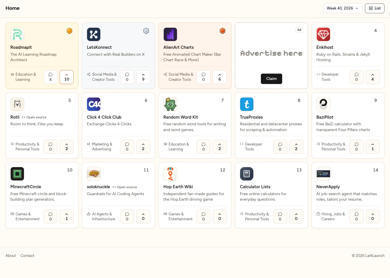 LarkLaunch product preview 1