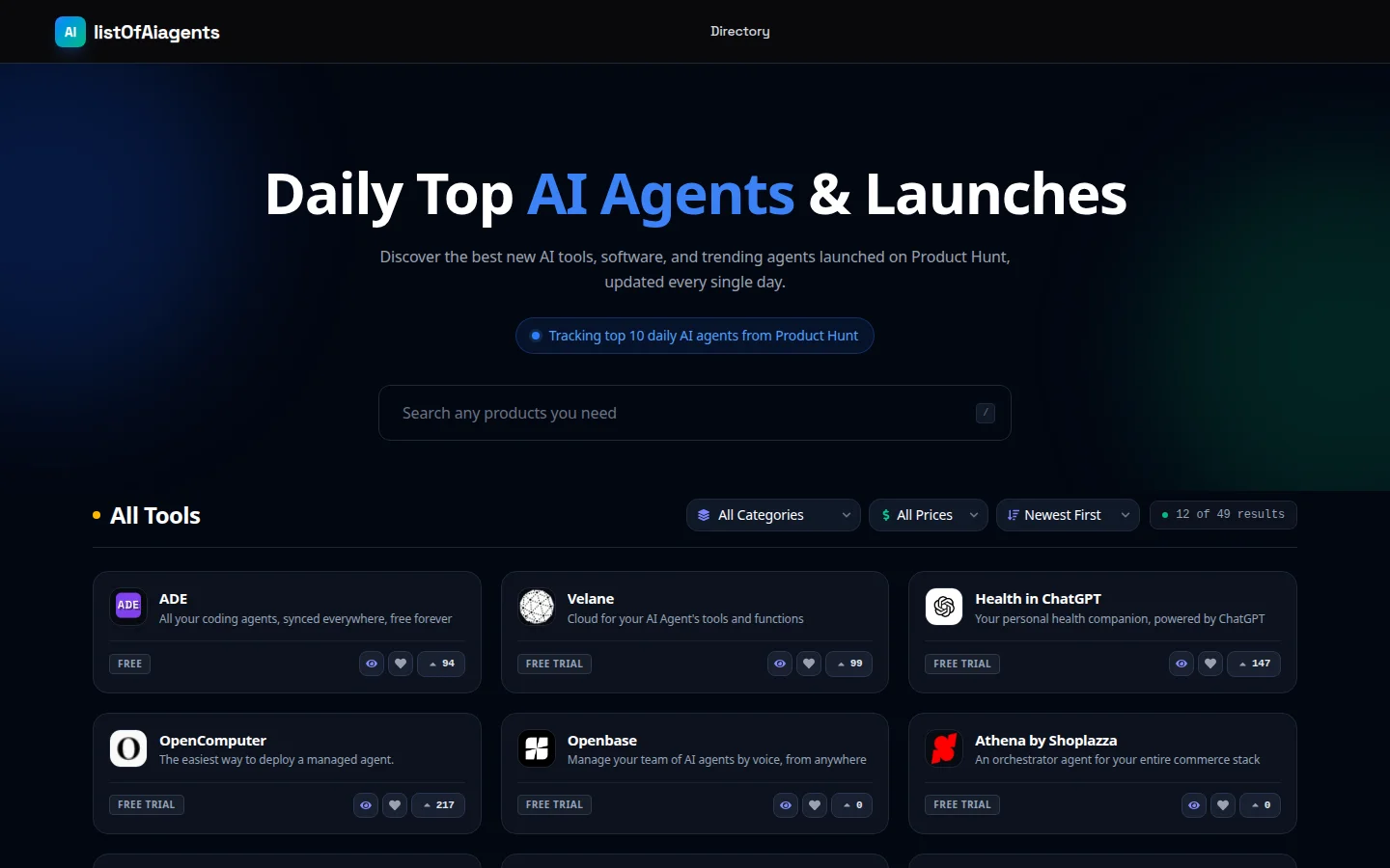 listOfAiagents product preview 1