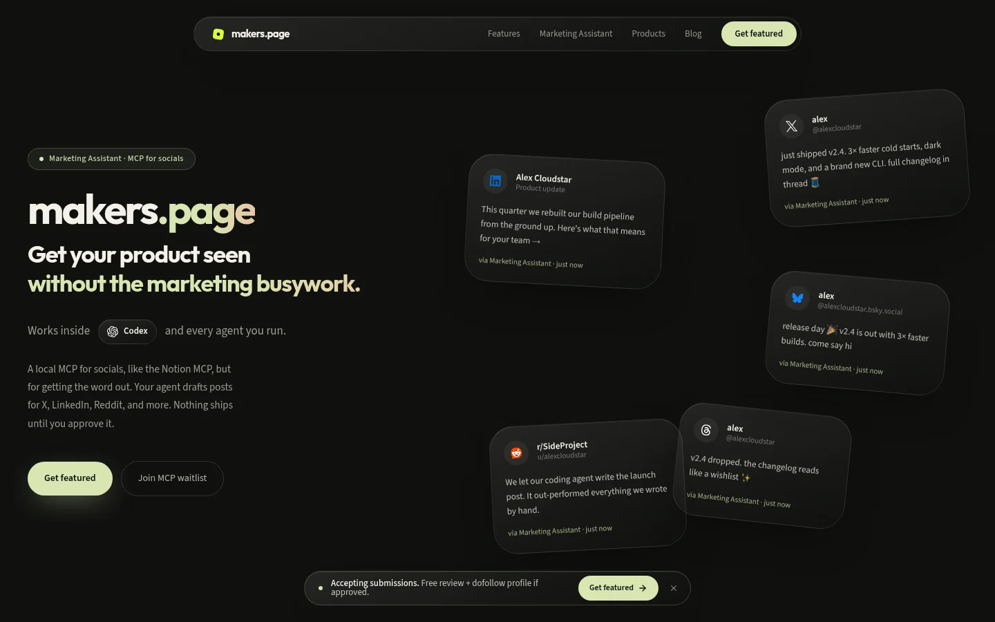 makers.page product preview