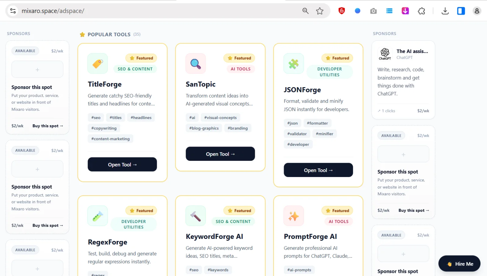 Mixaro product preview