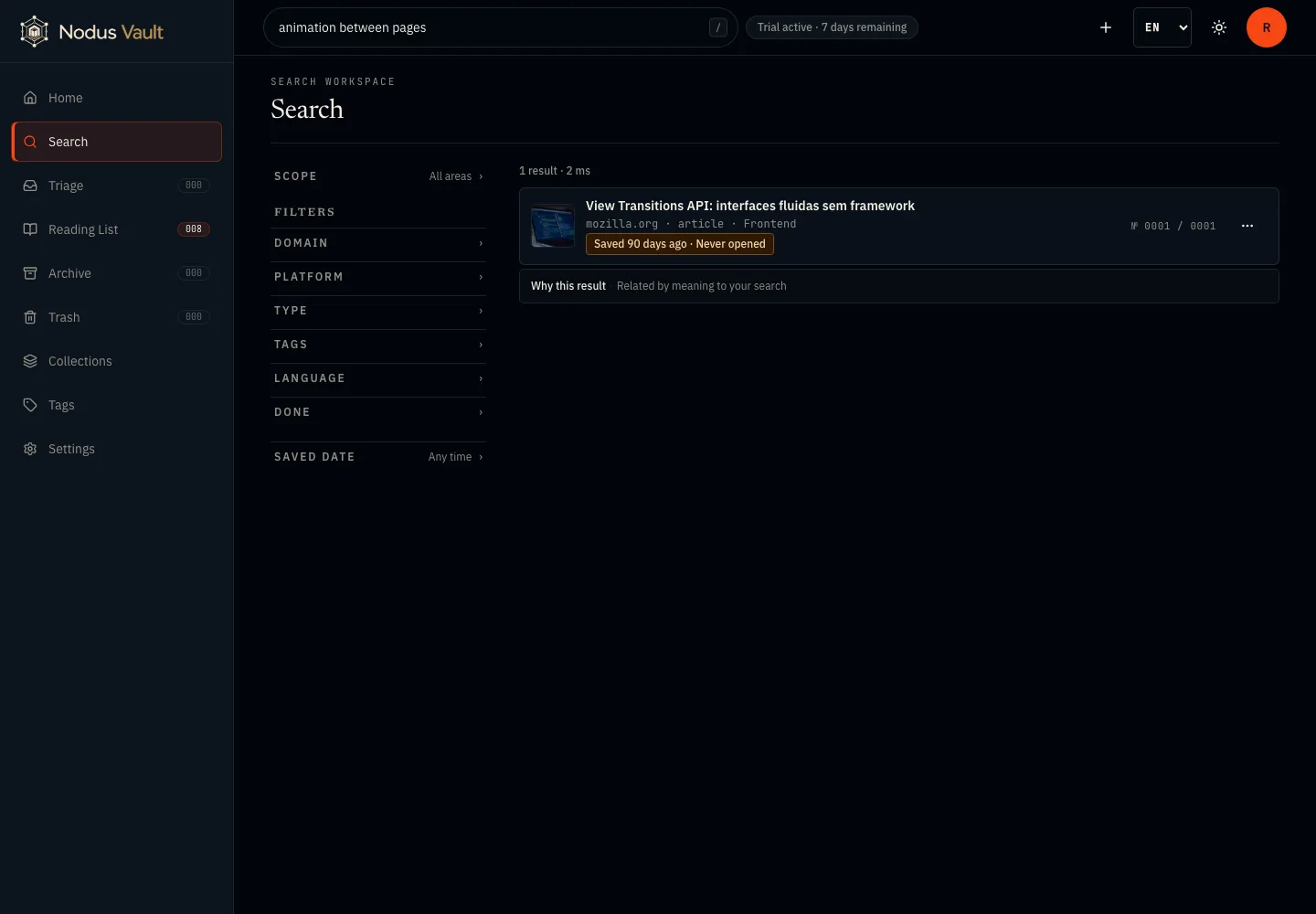 Nodus Vault product preview 1