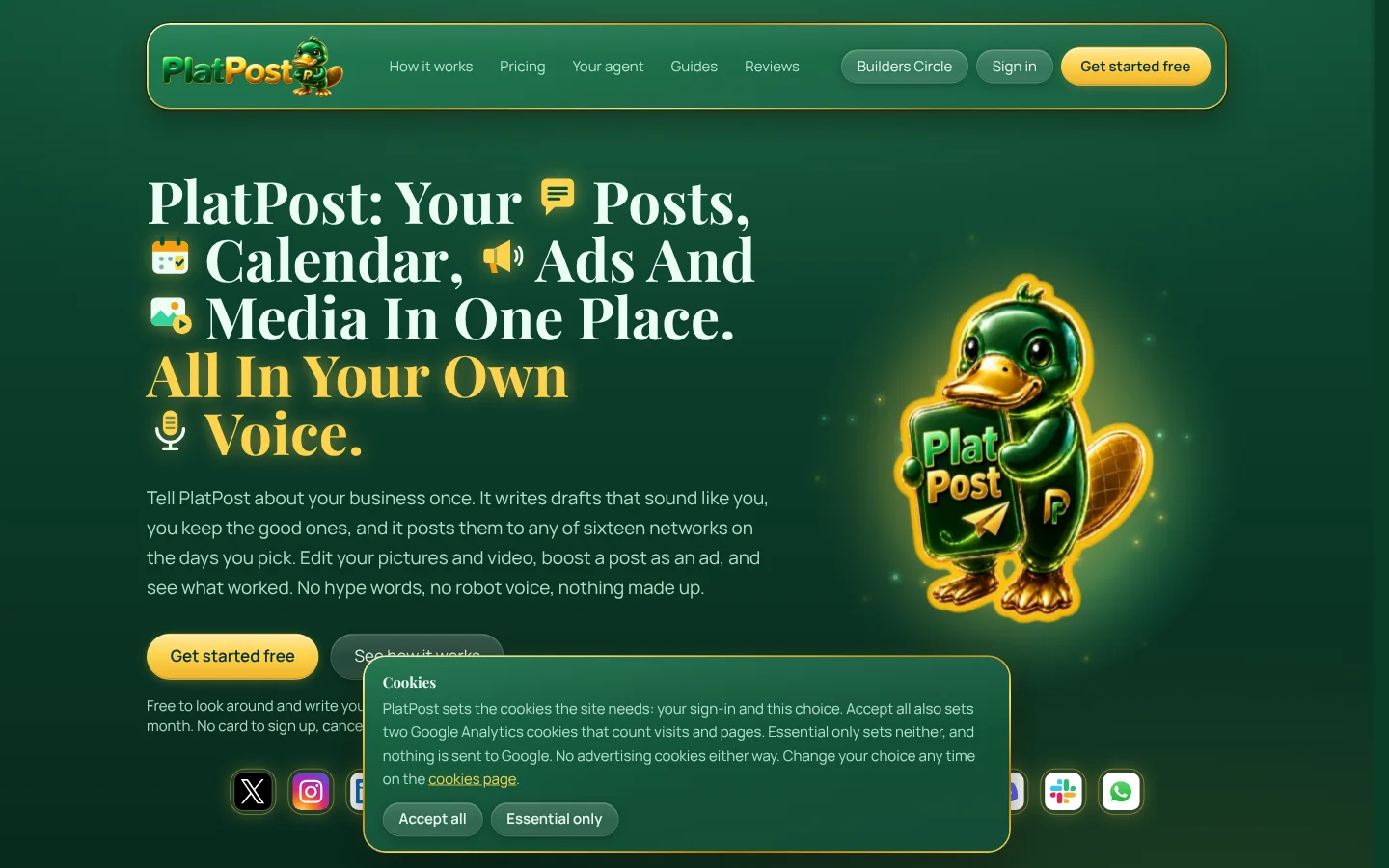 PlatPost product preview
