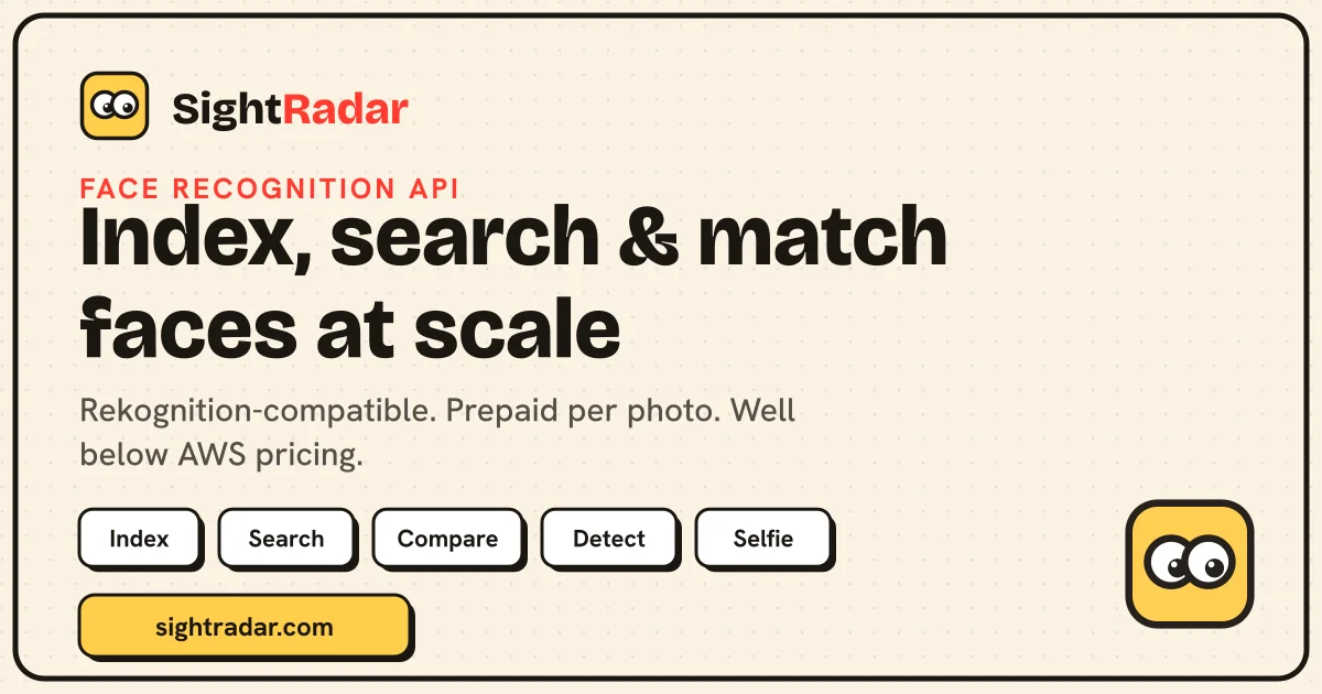 SightRadar product preview