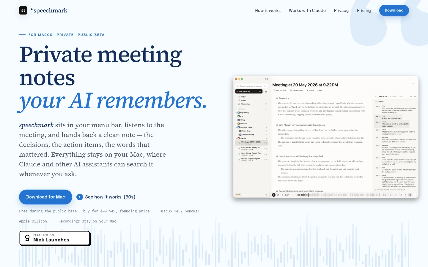 Speechmark product preview 1