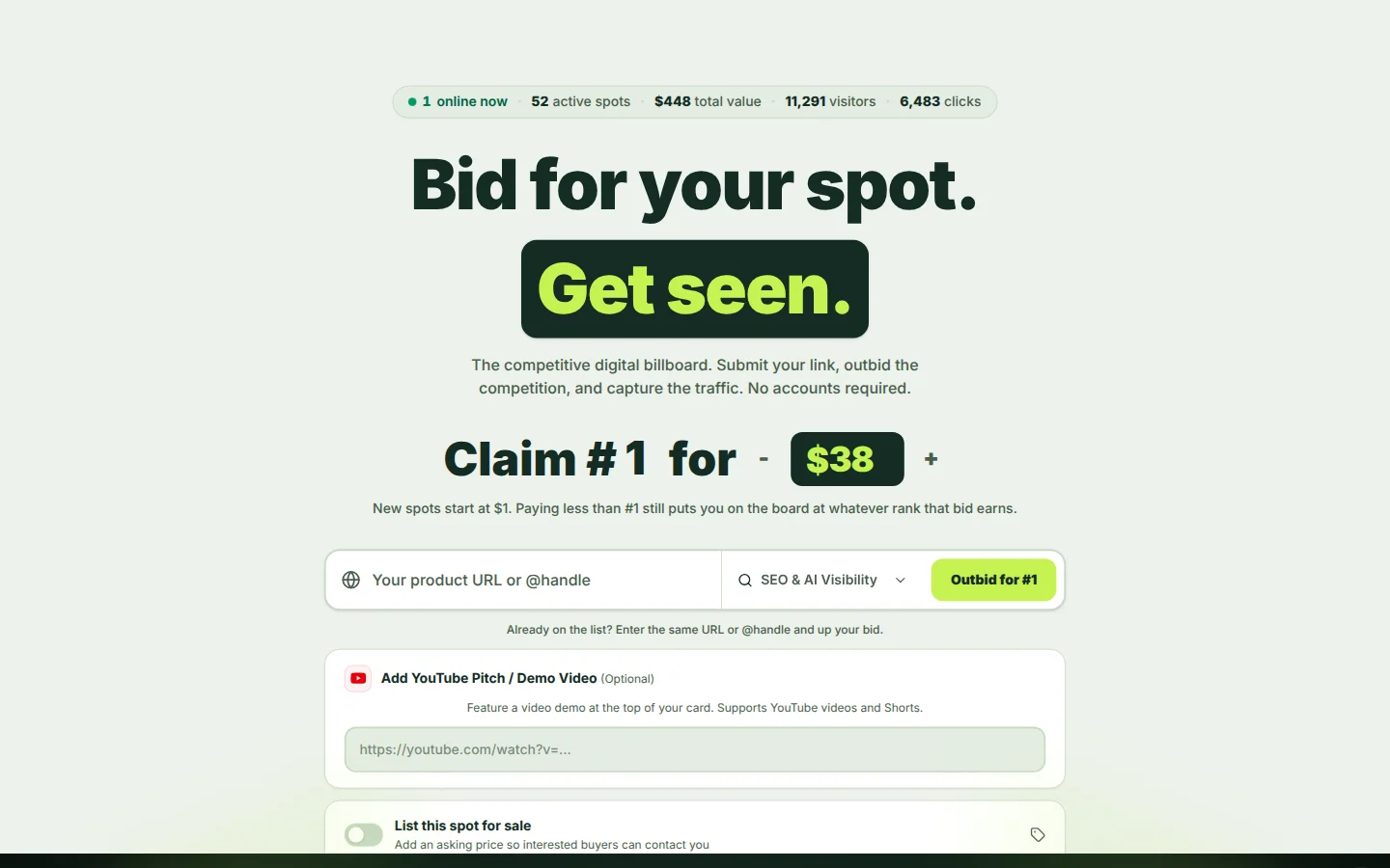 SpotYourBid product preview 1