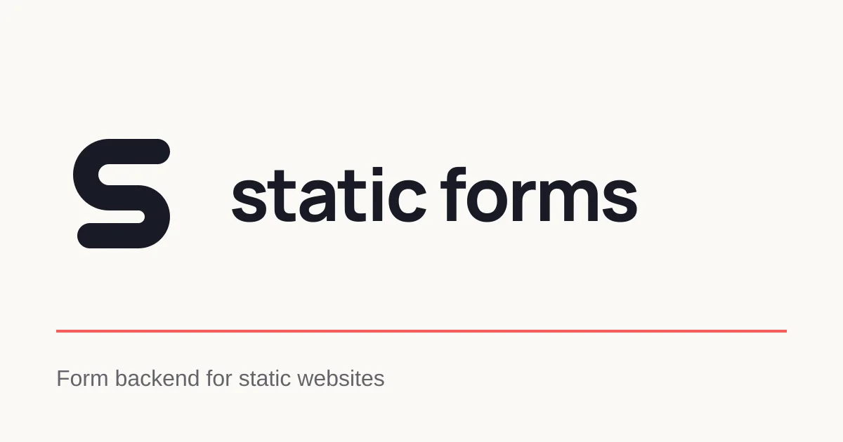 Static Forms product preview