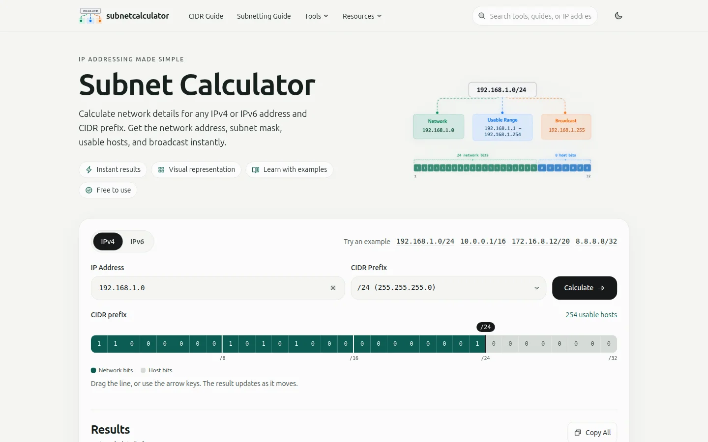 Subnet Calculator product preview 1