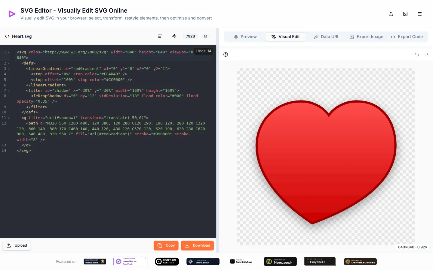 SVG Editor product preview 1