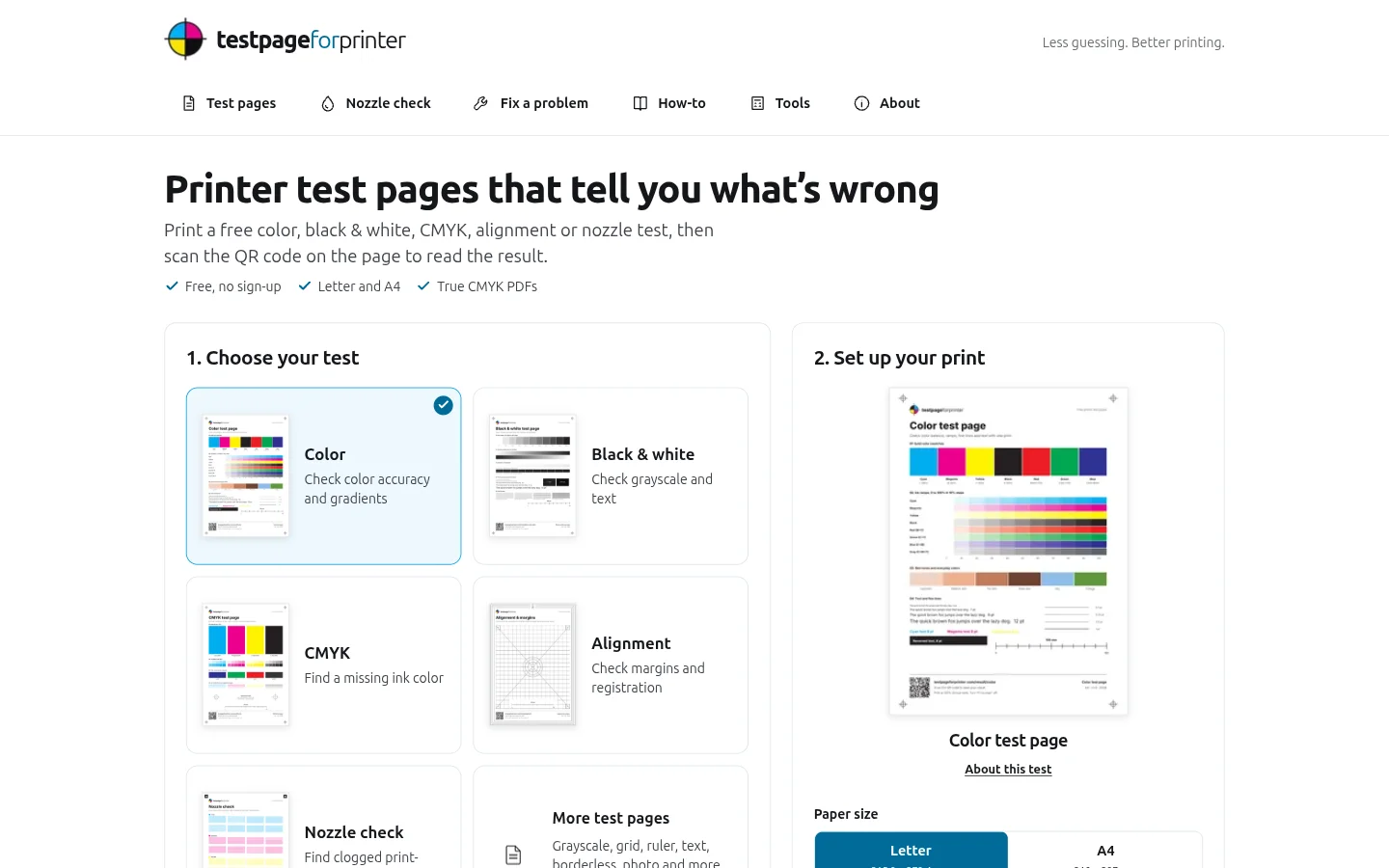 TestPageForPrinter product preview